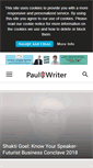 Mobile Screenshot of paulwriter.com