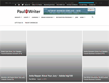 Tablet Screenshot of paulwriter.com